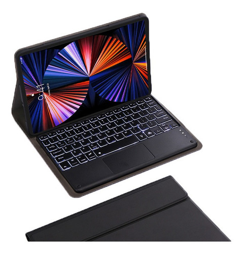 Funda+teclado Táctil Retroiluminado Para Lenovo Tab M10 Plus