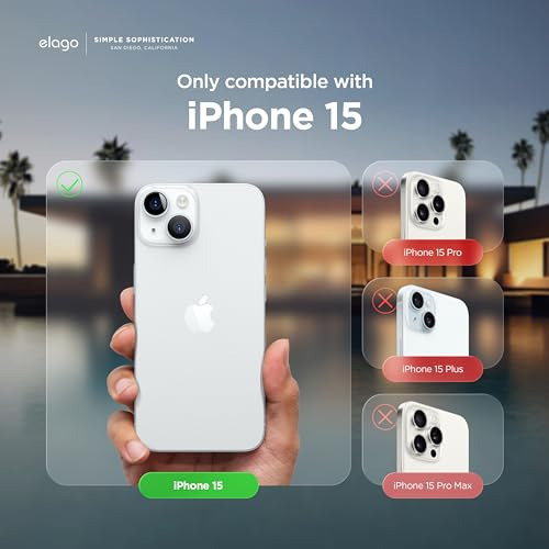 Funda Para Elago iPhone 15 Burgundy 6.1 PuLG Liquid Silicon