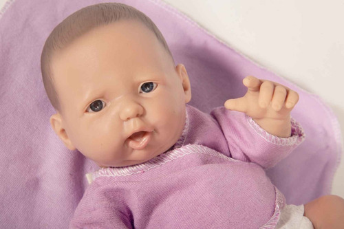 Imagen 2 de 5 de Bebe Bebote Mini Reborn Recien Nacido Con Pañal Y Chupete