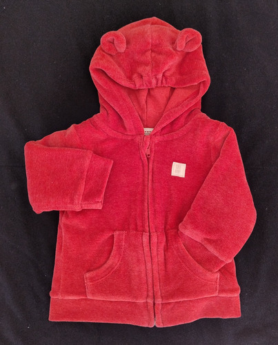 Campera Plush Rojo Cheeky Talle M 