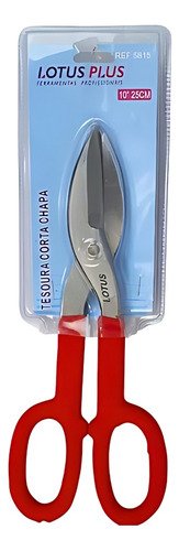 Tesoura Corta Chapa 10 Polegadas Plus Lotus