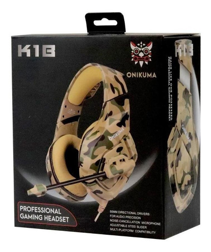 Imagen 5 de 5 de Audífonos Gamer Onikuma K1b Diadema Microfono Pc Xbox Ps4