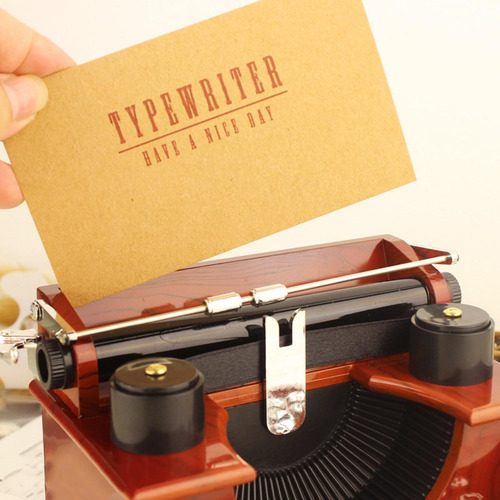 Caja De Música De Máquina De Escribir, Caja De Música