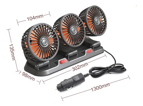 - Ventilador Eléctrico Para Coche. Ventilador De Cabeza
