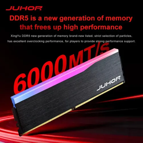 Memória Ram Ddr5 Juhor 16gb 6000mhz Rgb Udimm Expo E Xmp Pc