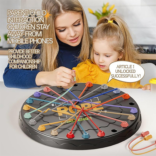 Juego De Rompecabezas Rope Untangling, Juego De Mesa De Estr