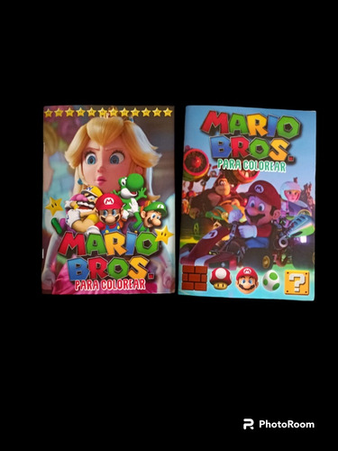 4 Libro Libros Para Colorear Super--mario 10 Paginas