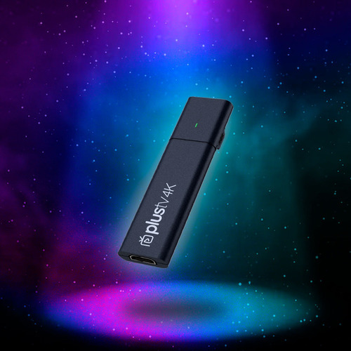 Plustv Stick Fhd Streaming 1 Año De Servicio- 8gb, 1gb Ram Negro Estándar