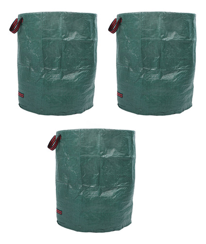 Bolsa De Basura De Jardín, 3 Unidades, Reutilizable, Polipro