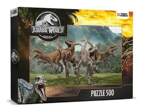Imagen 1 de 8 de Puzzle 500 Piezas Jurassic World Magic Makers Playking