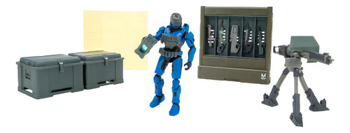 Figuras Set Halo World Spartan Gungir Armeria Checkpoint (Usado)