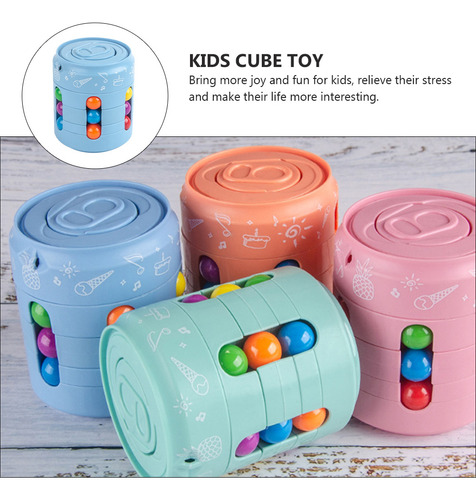 Juguete De Rompecabezas Fingertip Bean Cube, Interesante Des