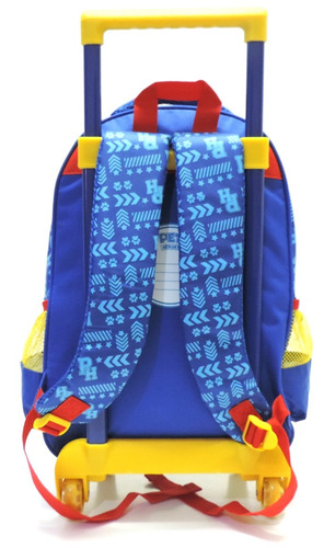 Imagem 5 de 10 de Kit Mochila Patrulha Canina Super Dog Rodinhas G Seanite