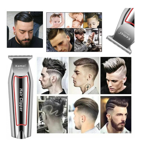 Imagem 4 de 5 de Kit Profissional Maquina Cortar Cabelo Super Oferta Perfect