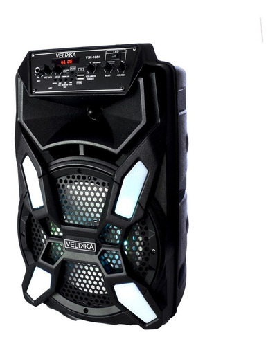 Bocina Portable Velikka 1084 Blue 8.1 Recargable Bafle Usb