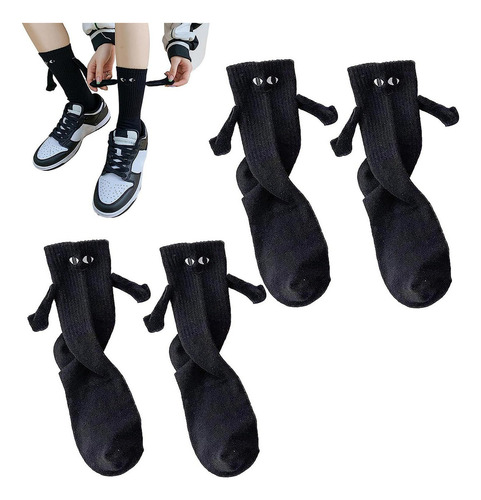 Divertidos Calcetines De Mano Pareja De Muñecas 3d De Succió