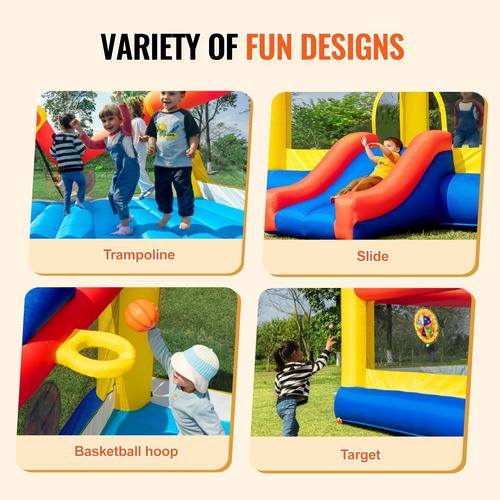 Trampolín Brincolín Inflable Niños 4.5 X 4.4 Mts