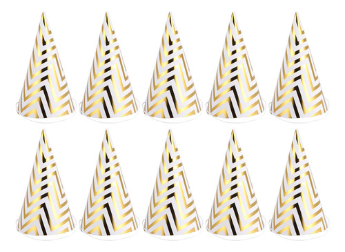 10 Unidades De Sombreros Triangulares Para Fiesta De Cumplea