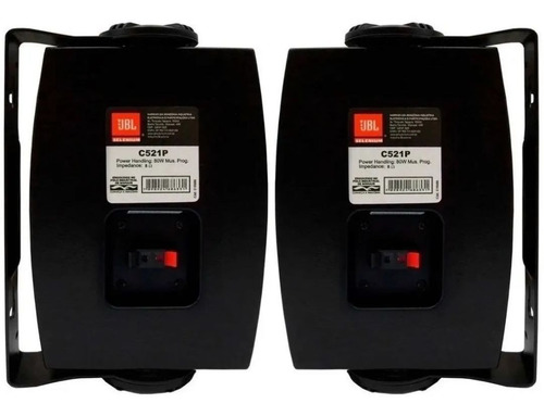 Kit Frahm Som Ambiente Slim 4100 Optical + 4 Caixas Preta Cor Preto