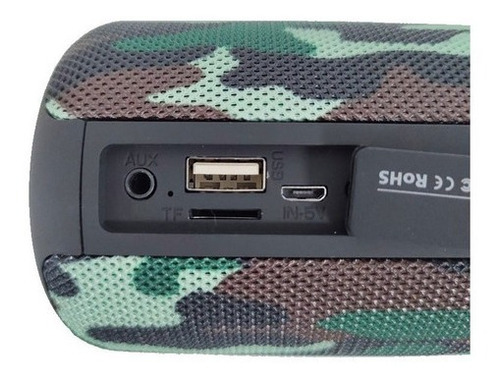 Parlante Bluetooth Hügel S32 Portatil Mediano Verde Militar