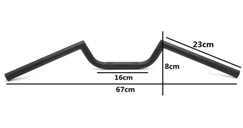 Manillar Fehling Chopper LN 23 Cromado 7/8 22mm - Precio mínimo  garantizado