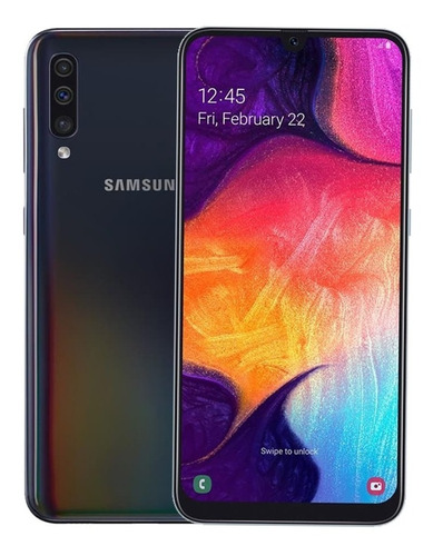 Imagen 1 de 7 de Celular Samsung Galaxy A50 128 Gb Negro 4 Gb Ram Refabricado