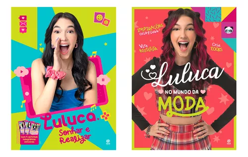 Luluca Sonhar e Realizar + Luluca Mundo Da Moda - 2 Livros Físicos