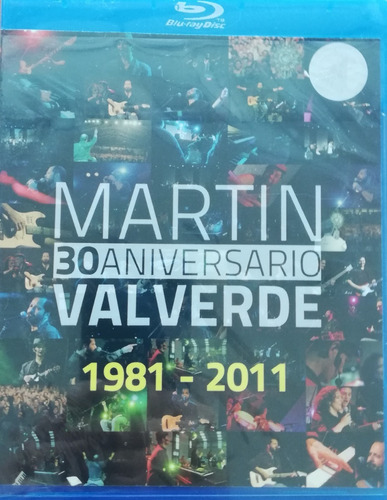 Blu-ray Martin Valverde Concierto 30 Aniversario 1981-2011