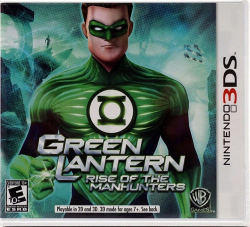 Green Lantern, Rise Of The Manhunters, N3ds, Físico