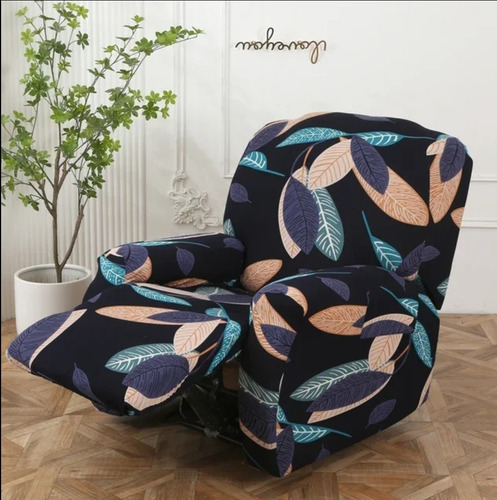 Funda Especial Sillon Reclinable Tela Lycra Estampada 1cuerp