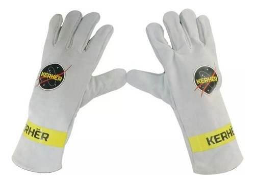 Guantes De Carnaza P/soldador Kerher 2 Pares