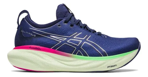 Zapatillas ASICS GEL-Nimbus 25 Indigo Blue/Pure Silver Mujer