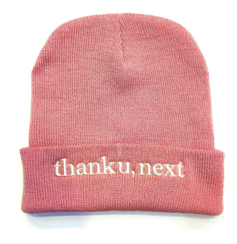 Gorro Ariana Grande Thank U, Next Beanie Bordado