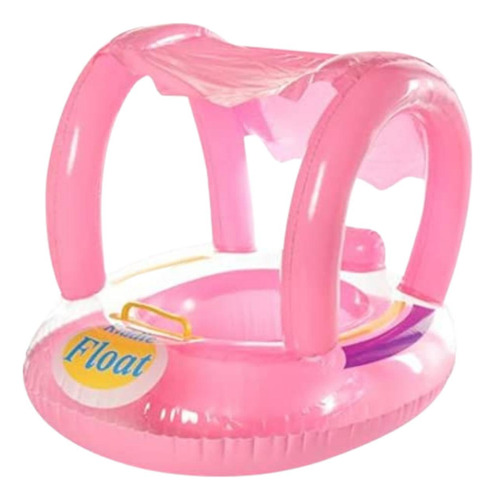 Boia Bote Bebê Cobertura Fralda Infantil Inflávelfloat Rosa