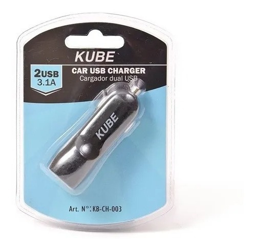 Imagen 3 de 6 de Cargador Doble Usb Auto Camion Celular 12v 24v Puerto 3.1amp