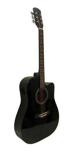 Guitarra Electroacustica Cuerdas De Acero Amplificador Cable