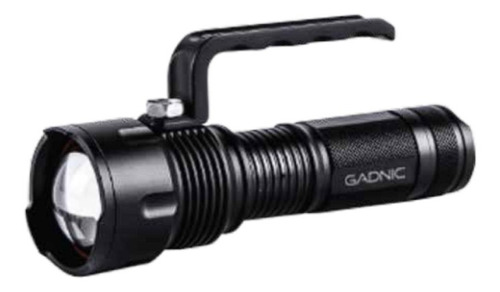 Linterna de mano recargable Gadnic GD-LN35 color negro