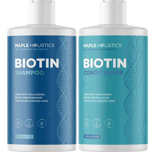 Shampoo Y Acondicionador Biotina Para Caida De Cabello 473ml