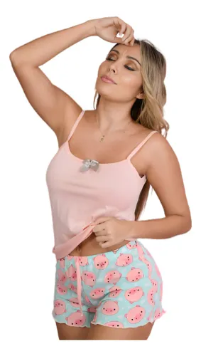 Pijamas Short Para Dama