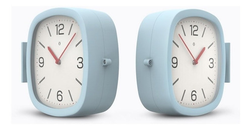 Imagen 4 de 5 de Reloj Doble De Pared Bifaz Dos Caras Dual