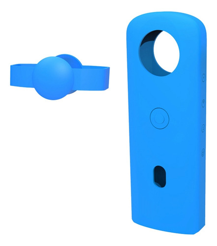 Funda De Silicona Con Tapa De Lente Para Ricoh Theta Sc2 360