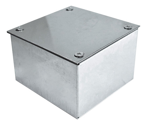 Caja Galvanizada A-11 100x100x65mm Lisa Con Tapa