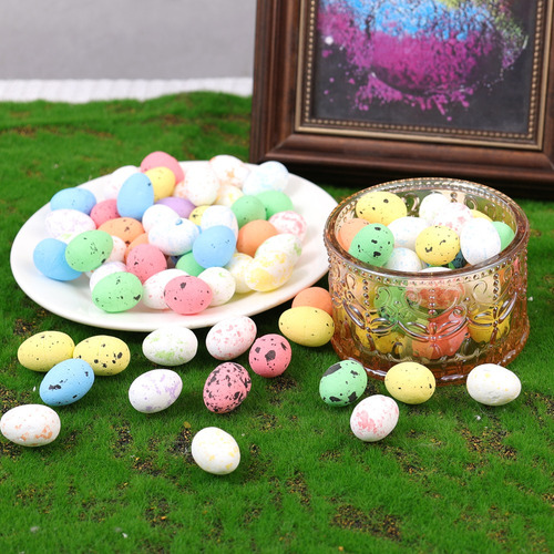 Huevos De Pascua, Huevos Multicolores, Para Decoración De Fi