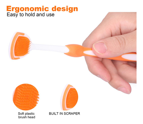 Limpiador Raspador De Lengua, 4pcs Limpiador De Lengua Para