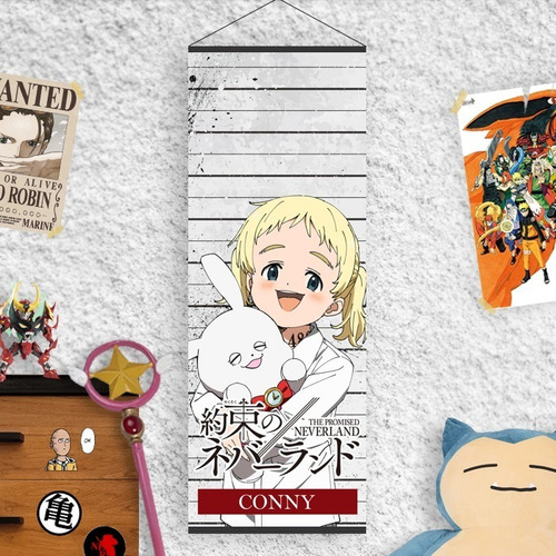 Imagen 5 de 10 de Lona De The Promised Neverland - Emma Ray Norma - Animeras