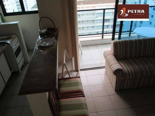 Imagem 3 de 15 de Apartamento A Venda No Guarujá, Praia Das Pitangueiras Com Vista Para O Mar - Pta3788
