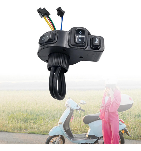 Interruptor De Bocina Del Faro De La Bicicleta Eléctrica, 3