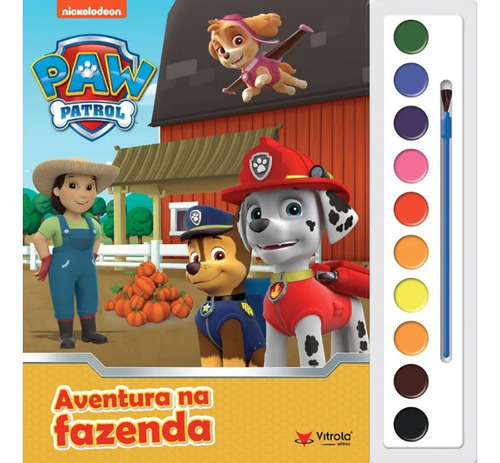 Libro Aquarela Patrulha Canina: Aventura Na Fazenda De Vitri