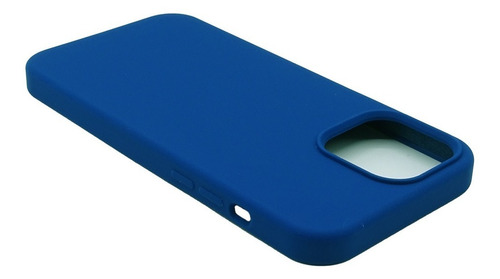 Carcasa Para iPhone 13 Silicona Liquid Anti Golpes + Hdrogel Color Azul
