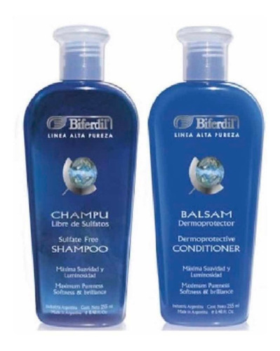 Biferdil Balsam Dermoprotector + Shampoo Sin Sulfatos X255ml